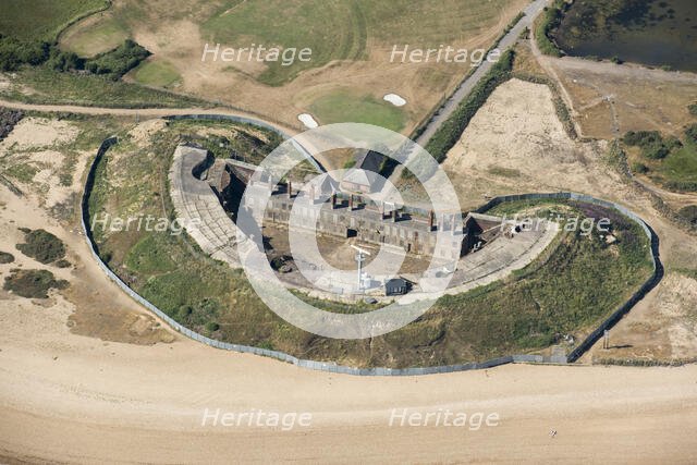 Fort Gilkicker, a semi-circular casemated coastal battery, Gosport, Hampshire, 2018. Creator: Historic England.