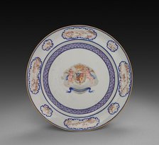 Plate, 1785-1800. Creator: Unknown.