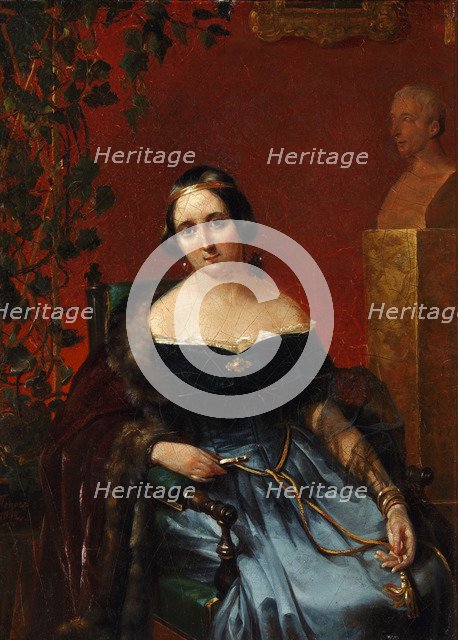 Portrait of Anna Alexeevna Andrault (1808-1888), née Olenina.