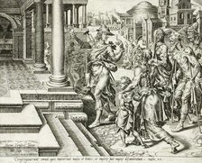 The Servant Inviting the Sick and the Poor to the Banquet, 1559. Creator: Dirck Volkertsen Coornhert.