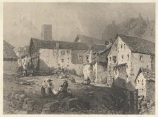View of a Mountain Village, ca. 1829-33. Creator: Godefroy Engelmann.
