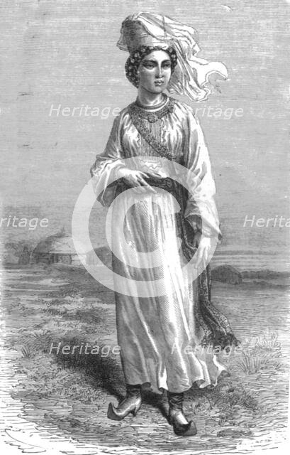 ''Girl of Bokhara; Notes on Western Turkistan', 1875. Creator: Unknown.