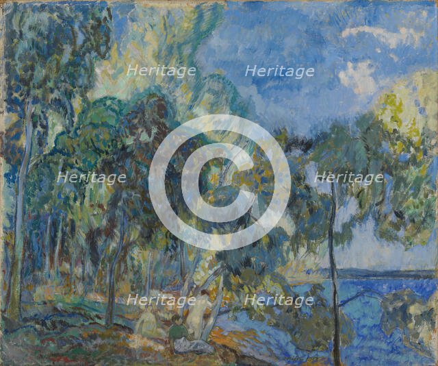 Landscape in Korpilahti, 1913. Creator: Yrjö Aleksander Ollila.