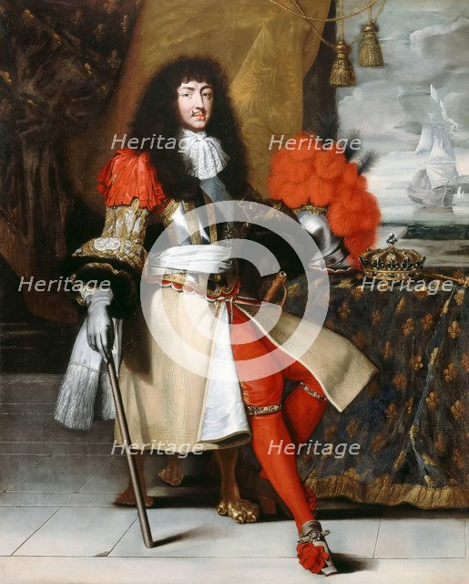 Louis XIV, King of France (1638-1715). Artist: Lefèbvre, Claude (1632-1675)