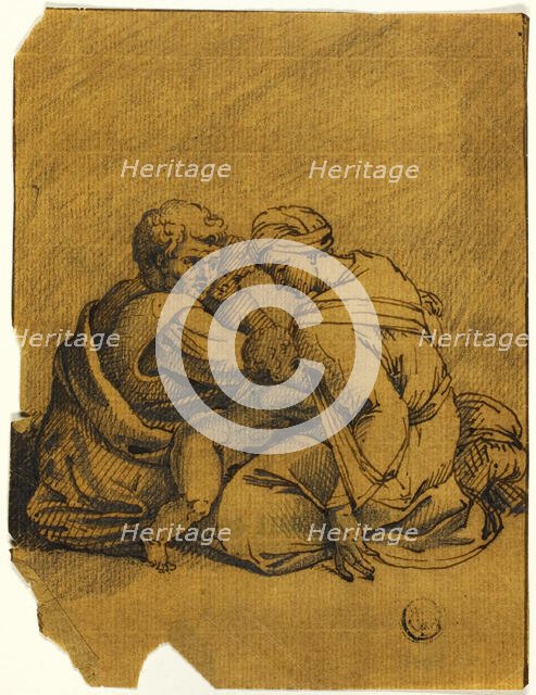 Family Group: Ozias, King of Judah, Nursed by his Mother, n.d. Creator: Unknown.