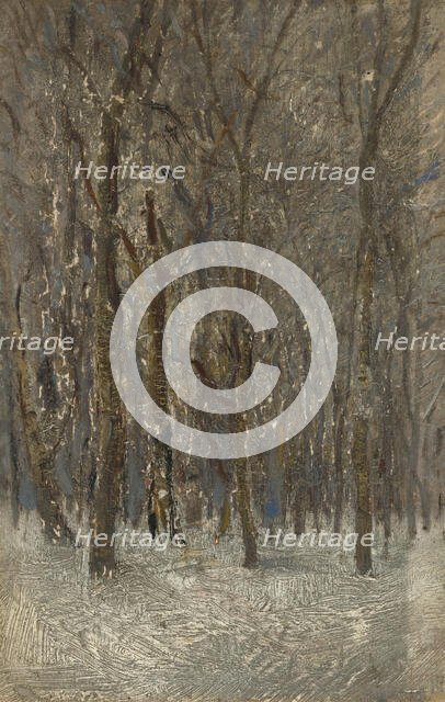 Winter Forest, 1890-1900. Creator: Ladislav Mednyanszky.