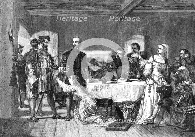 "The Arrest of John Brown, of Ashford, a Lollard, and one of the First Martyrs in the Early Part of  Creators: Henry Duff Linton, Alexander Johnston.