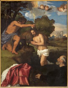 The Baptism of Christ, 1511-1512. Creator: Titian (1488-1576).