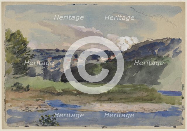 Chepstow, late 19th century. Creator: Philip Wilson Steer.