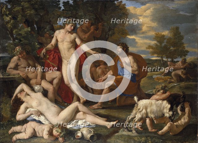 Midas and Bacchus, ca 1624.