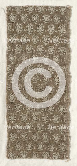 Wool and Linen Compound Textile, 17th century. Creator: Unknown.