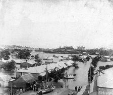 Main Street, Kangaroo Point, Brisbane (Queensland), 1893 Flood. Creator: James Clark.