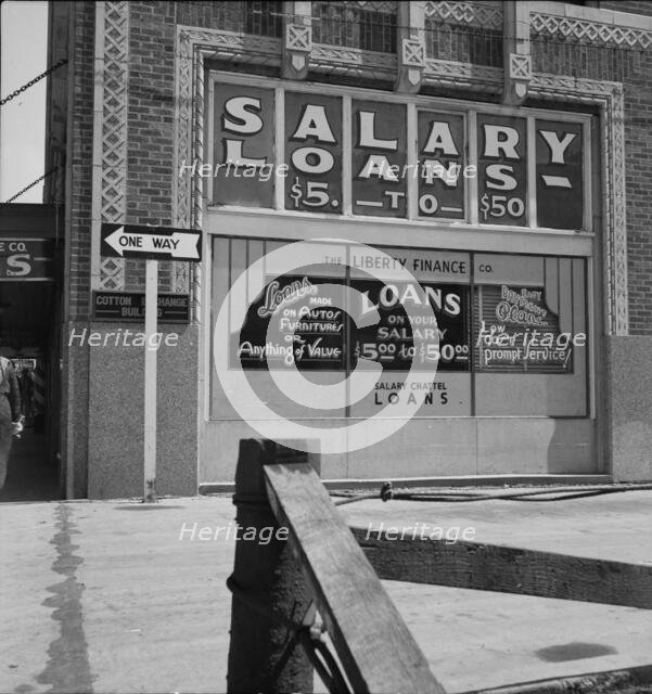 Liberty Finance Company, Oklahoma City, Oklahoma, 1937. Creator: Dorothea Lange.