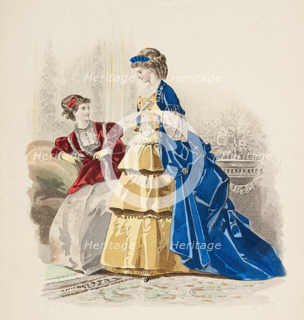 Bow-Bells, Paris Fashions, 1869. Creator: Unknown.