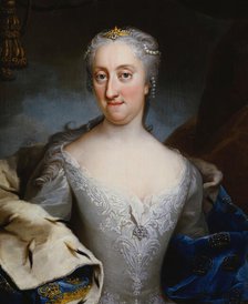 Ulrika Eleonora d.y. 1688-1741, Queen of Sweden, Original: 1730; This version: 8 February 2007... Creator: Martin van Meytens.