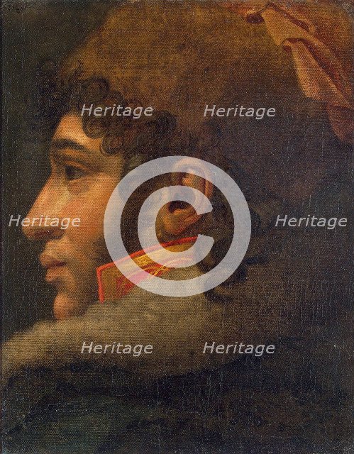 Portrait of Joachim Murat', (1767-1815), early 19th century. Creator: Girodet de Roucy Trioson, Anne Louis (1767-1824).