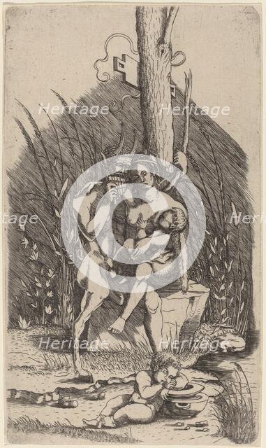 Satyr's Family, c. 1510/1515. Creator: Master of 1515.