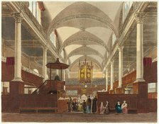 Interior of Christ Church, 1816. Creator: Daniel Havell.