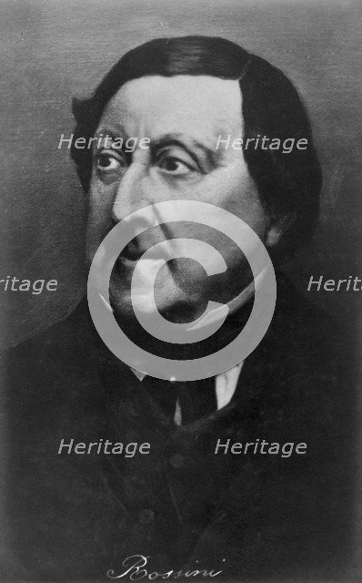 Gioachino Rossini (1792-1868), Italian composer, 20th century. Artist: Unknown