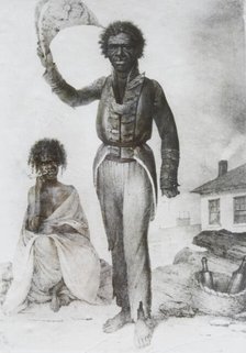 Bungaree, Native Chief of New South Wales, 1830. Creators: Unknown, Augustus Earle.