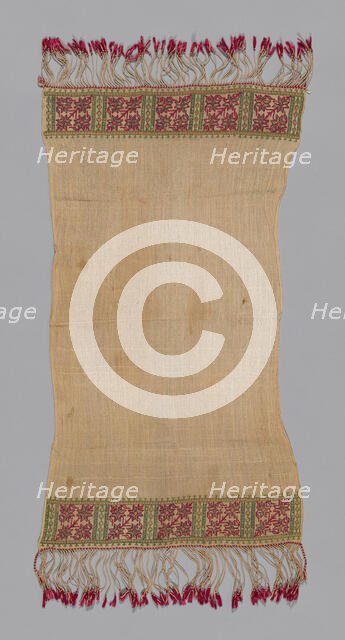 Towel, Mytilene, 19th century. Creator: Unknown.