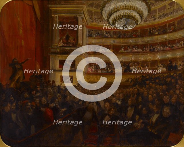 La première d'Hernani. Avant la bataille, 1903. Creator: Paul Albert Besnard.