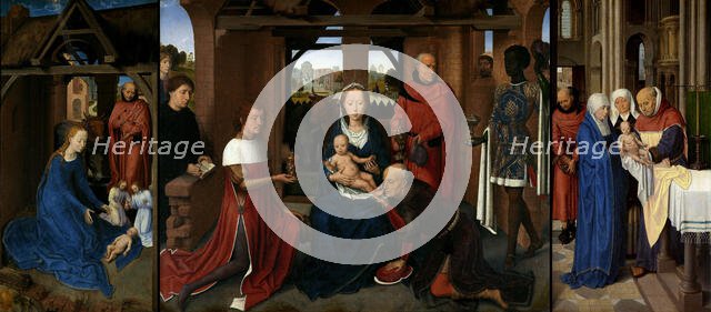 Triptych of Jan Floreins , 1479. Creator: Memling; Hans (1433/40-1494).