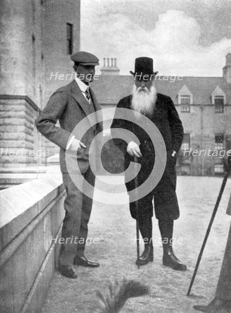 Sir Arthur Davidson and Sir Dighton Probyn, 1908. Artist: Queen Alexandra