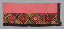 Trouser Band, China, Qing dynasty (1644-1911), 1875/1900. Creator: Unknown.