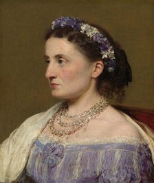 Duchess de Fitz-James, 1867. Creator: Henri Fantin-Latour.