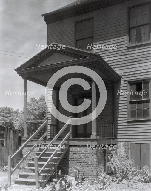 Minor houses and details, Blandfields, Dinwiddie County, Virginia, 1933. Creator: Frances Benjamin Johnston.