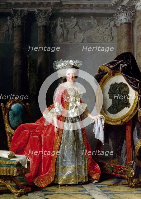 Princess Marie Adélaïde of France (1732-1800). Artist: Labille-Guiard, Adélaïde (1749-1803)