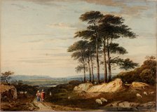 Landscape, 1835. Creator: John Varley I.
