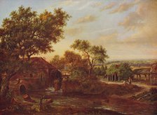 'The Water Mill, Carshalton', 1830, (c1915). Artist: Patrick Nasmyth.