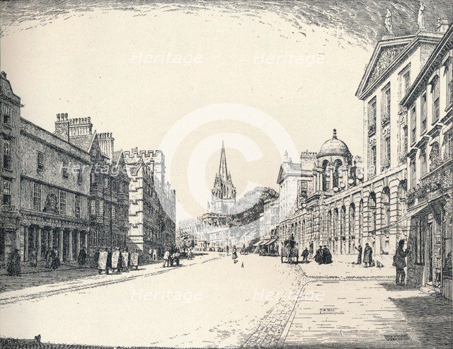 'High Street, Oxford', 1905. Artist: Edmund Hort New.