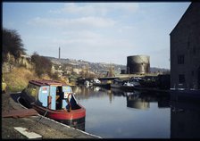 Sowerby Basin at the junction of the Rochdale Canal and the Calder and Hebble Navigation at..., 1980 Creator: Dorothy Chapman.