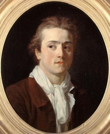 Portrait of Paul-Guillaume Lemoine, known as 'the Roman' (1755-?), architect, c1772 — 1782. Creator: Joseph Benoit Suvee.