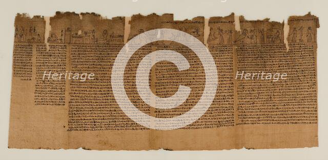 The Book of the Dead of Nes-Min, Section 3, c200-30 BC. Creator: Unknown.