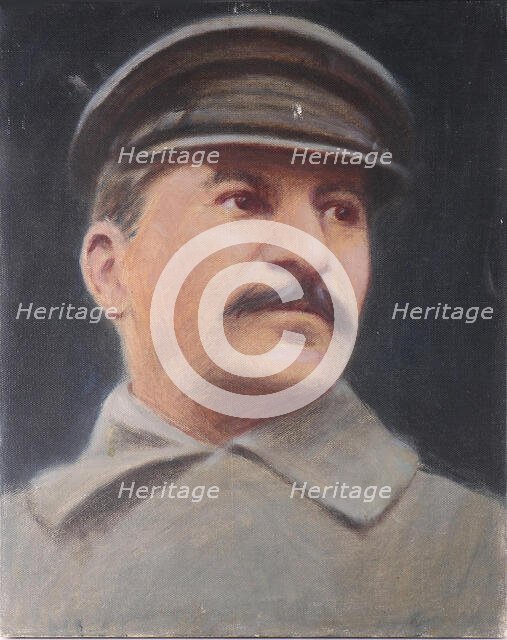Portrait of Joseph Stalin (1879-1953), 1945. Creator: Dreger, Tom von (1868-1948).