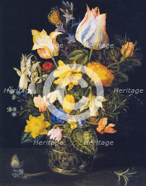 Still Life with Bouquet of Flowers, c1620. Creator: Jan Brueghel the Elder.