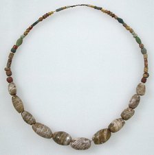 Beaded Necklace, Frankish, 500-600. Creator: Unknown.