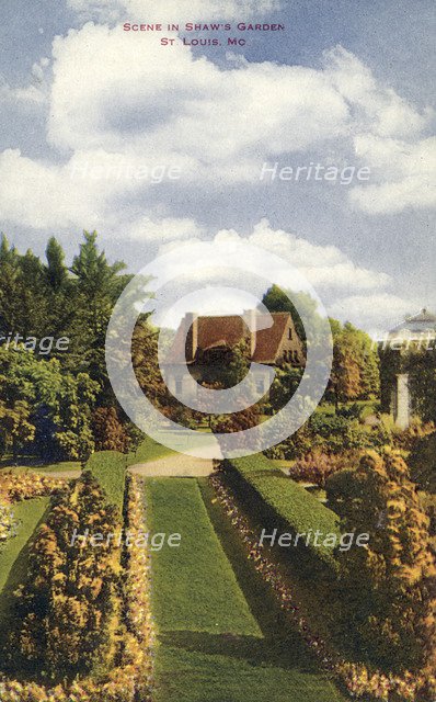 Scene in Shaw's Garden, St Louis, Missouri, USA, 1910. Creator: Unknown.