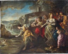 The Finding of Moses. Creator: Gherardini, Alessandro (1655-1726).