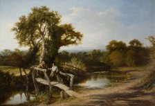 Worcestershire Scenery In Autumn, 1843. Creator: Frederick Henry Henshaw.
