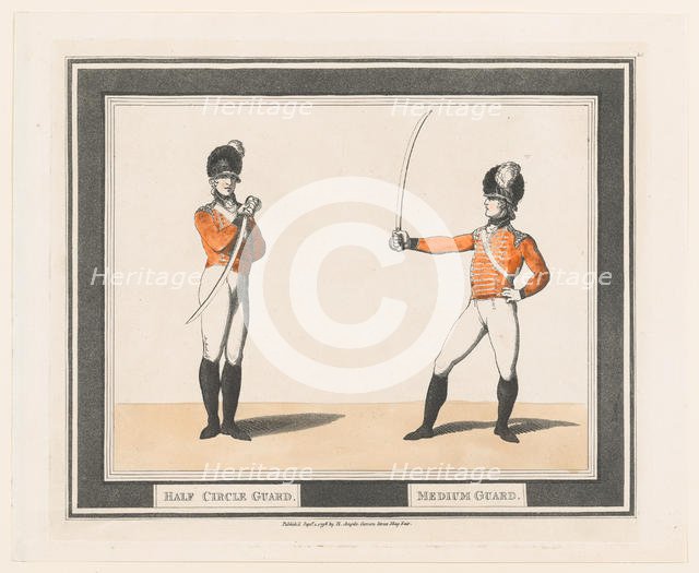 Half Circle Guard, Medium Guard, September 1, 1798., September 1, 1798. Creator: Thomas Rowlandson.
