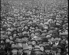 Huge Irish Crowd Gathering to Hear Michael Collins Speak, 1922. Creator: British Pathe Ltd.