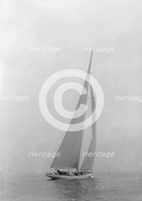 The American J-Class yacht 'Yankee', 1935. Creator: Kirk & Sons of Cowes.