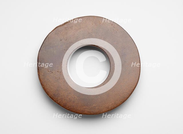 Disk (bi ?), Late Neolithic period, ca. 3300-ca. 2250 BCE. Creator: Unknown.