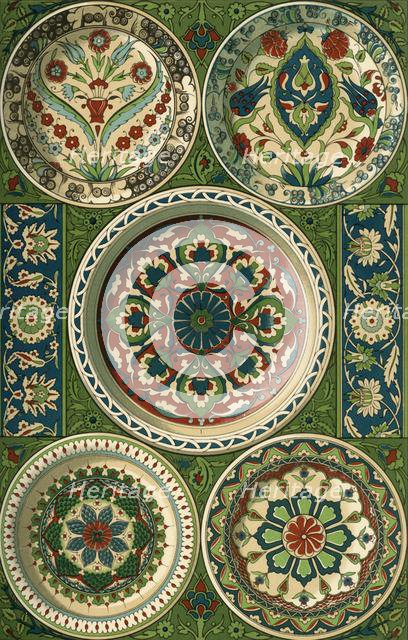 Persian pottery, (1898). Creator: Unknown.