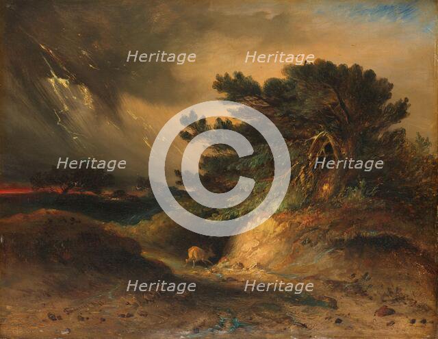 The Thunderstorm, 1843. Creator: Johannes Tavenraat.